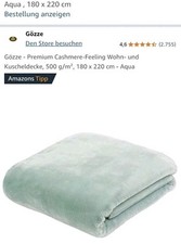 Gözze kuscheldecke 220x180 gebraucht kaufen  Lübeck