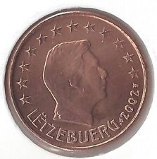 Luxembourg 2002 centimes d'occasion  France