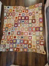 Crochet blanket bright for sale  WOLVERHAMPTON
