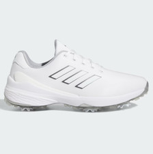 Tênis de golfe Adidas ZG23 - Masculino branco prata metálico H03671 NOVO comprar usado  Enviando para Brazil