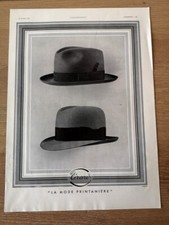 Publicité 1935 chapeau d'occasion  Bordeaux-