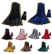 Toalha de mesa quadrada de tarô gótico aba dourada com bolsa adivinhação toalha de mesa wicca comprar usado  Enviando para Brazil