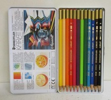 Usado, Lápis aquarela (aguarela) Staedtler Karat aquarela (pacote com 12 em estojo de metal comprar usado  Enviando para Brazil
