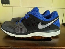 Nike masculino tamanho 10 Dual Fusion Lite #599513-406 preto/cinza metálico/azul foto, usado comprar usado  Enviando para Brazil