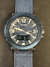 Relógio de quartzo solar resistente com sensor triplo Casio Pro Trek PRG-600YB comprar usado  Enviando para Brazil