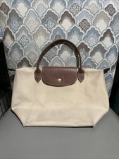 Bolsa tote Longchamp XSmall Le Pliage alça superior branca bronzeada bolsa de viagem dobrável de náilon comprar usado Bolsa tote Longchamp XSmall Le Pliage alça superior branca bronzeada bolsa de viagem dobrável de náilon comprar usado  Enviando para Brazil