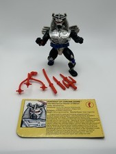 1991 Playmates TMNT Chrome Dome Vintage 100% Completo Tartarugas Ninja comprar usado  Enviando para Brazil