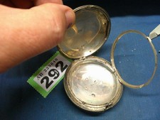 Pocket watch silver for sale  HONITON