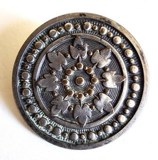 Bouton ancien,  18°  , 28 mm , Métal gravé comprar usado  Enviando para Brazil