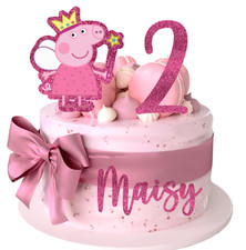 Cake topper peppa for sale  PETERBOROUGH