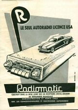 Publicité ancienne autoradio d'occasion  France
