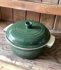 Creuset dark green for sale  SUDBURY