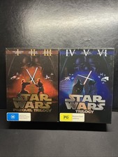 Conjuntos de caixas de DVD Star Wars Trilogy I, II, III, IV, V, VI edição limitada POSTAGEM GRATUITA!, usado comprar usado  Enviando para Brazil
