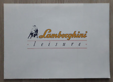Lamborghini leisure brochure for sale  BOURNE