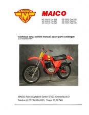 1976 maico service for sale  West Chester