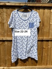 Ladies blue white for sale  BIRMINGHAM