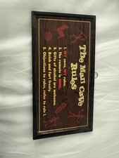 Man cave rules for sale  WAKEFIELD