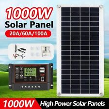 Painel solar 20W-1000W 12V célula 100A controlador fonte de bateria externa acampamento comprar usado  Enviando para Brazil