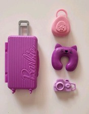 Muñeca Barbie Mattel púrpura “rodante” maleta de viaje equipaje y accesorios  segunda mano  Embacar hacia Mexico