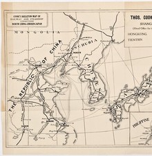 1924 steamship map for sale  Monroe