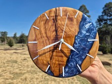 Wanduhr livenholz blau gebraucht kaufen  Heidenheim an der Brenz