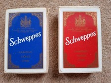 Vintage schweppes playing for sale  RUSHDEN