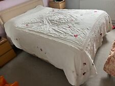 Vintage floral embroidered for sale  RAYLEIGH