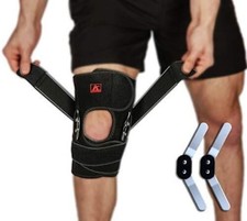 Suporte para Joelheira Articulada com Alça e Estabilizadores Laterais de Patela para Proteção... comprar usado  Enviando para Brazil