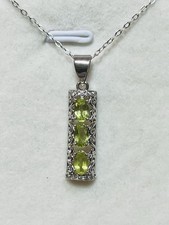 Dainty silver peridot for sale  Horn Lake