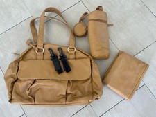 Wickeltasche kinderwagen leder gebraucht kaufen  Ankum