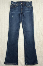 Jeans feminino Ralph Lauren 867 28x34 jeans desgastado bota fina cano corrida comprar usado  Enviando para Brazil