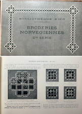 Broderies norvegiennes 2ème d'occasion  Morestel