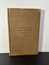 Antique Robison’s Manual Of Radio Telegraphy And Telephony 1918, usado comprar usado  Enviando para Brazil