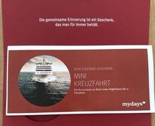 Mydays gutschein mini gebraucht kaufen  Wesel