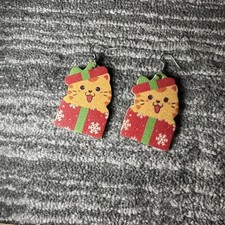 Orange cat earrings for sale  Bakersfield