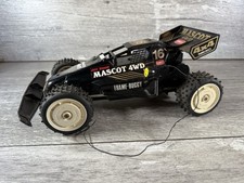 Usado, Carro de controle remoto vintage preto NIKKO MASCOTE 4WD 4x4 buggy (PARA PEÇAS) comprar usado  Enviando para Brazil