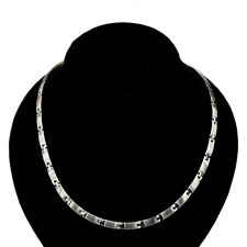 Edelstahl collier halskette gebraucht kaufen  Leipzig