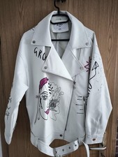 Lederjacke uni damen gebraucht kaufen  Bergen
