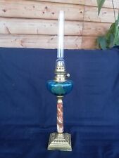Lampe pétrole bleue d'occasion  Les Essarts