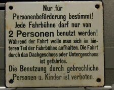 Altes riginales emaileschild gebraucht kaufen  Taufkirchen