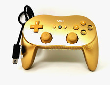 Limited Edition Gold Classic Controller Pro for Nintendo Wii from 🎮 GoldenEye comprar usado  Enviando para Brazil