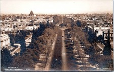 Cartão postal fotográfico RPPC Paseo de la Reforma, Cidade do México México comprar usado  Enviando para Brazil