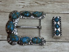 Faux turquoise belt for sale  Brazoria
