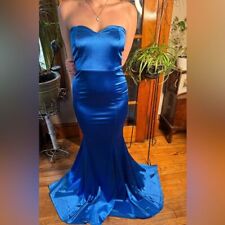 Electric blue strapless for sale  Cheshire