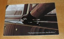 Daimler limousine brochure for sale  FAREHAM