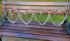 Four heart wreaths for sale  LEICESTER