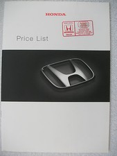 Honda price list for sale  BOURNEMOUTH