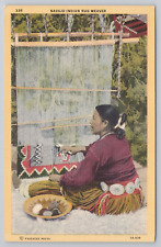 Tapete indiano Navajo Weaver Tucson Arizona cartão postal comprar usado  Enviando para Brazil
