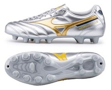 Chuteira Mizuno masculina Morelia II CLUB MD prata futebol espiga futsal sapato P1GA251604 comprar usado  Enviando para Brazil