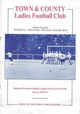ladies football programmes for sale ladies football programmes for sale BIRMINGHAM